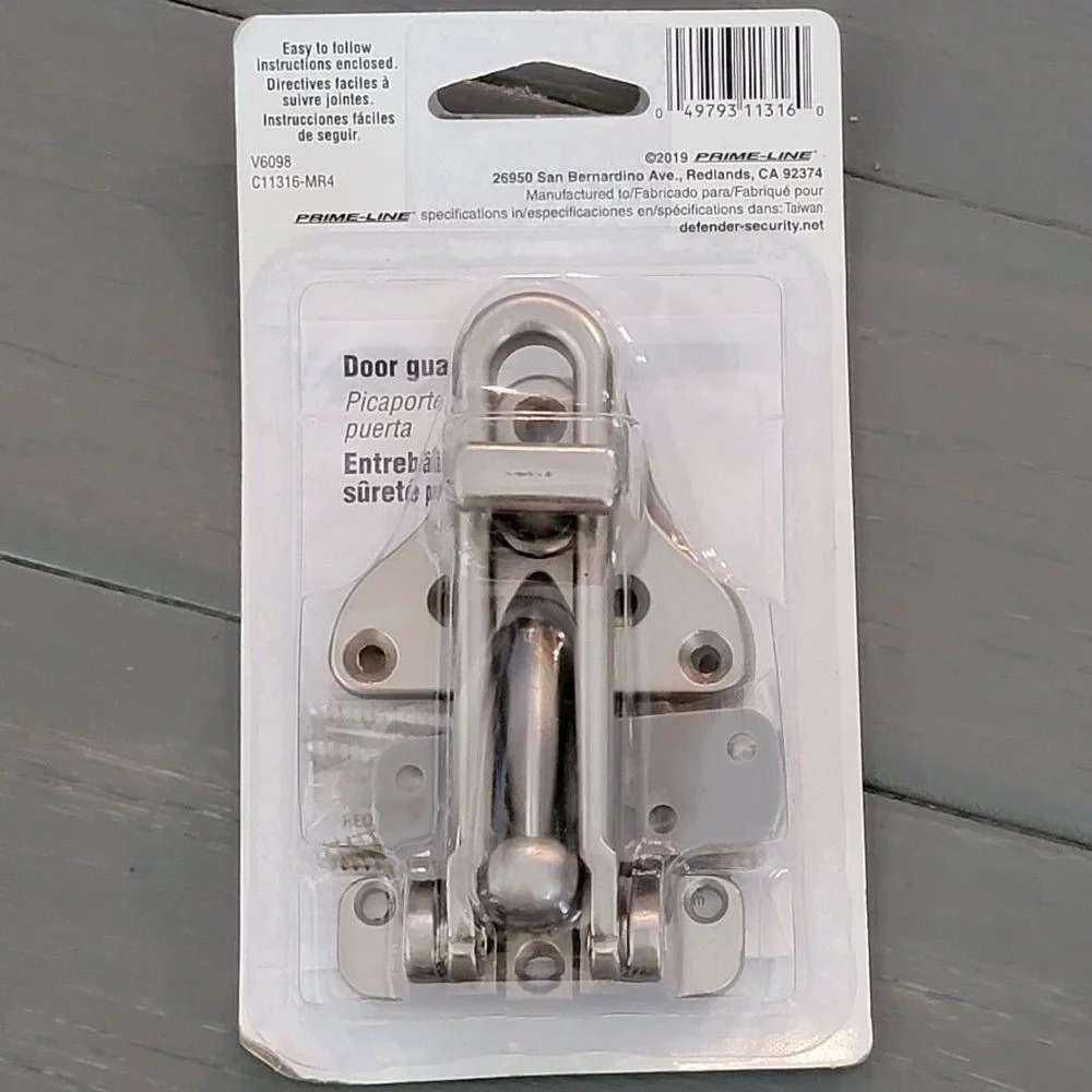 Defender Security U 11316 Swing Bar Door Guard With High Security Auxili… - Picture 4 of 5